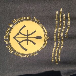 Achery Hall of Fame tshirt blue Sz XL